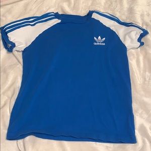 classic adidas blue shirt